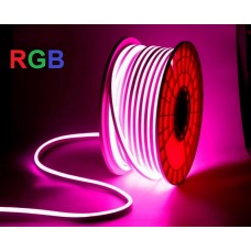 Лента 8х18мм 9Вт RGB неоновая GLS-5050-72-9-12-NL-IP67-RGB 50м 513010