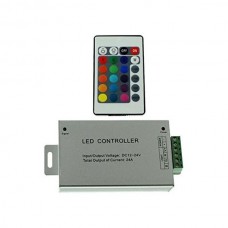 Контроллер RGB 12-24V 24A с пультом на 24 кнопки